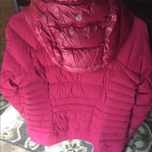 Lululemon puffer running jacket